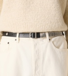 Jil Sander Embellished leather belt