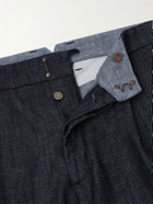 Slowear - Straight-Leg Pleated Jeans - Blue