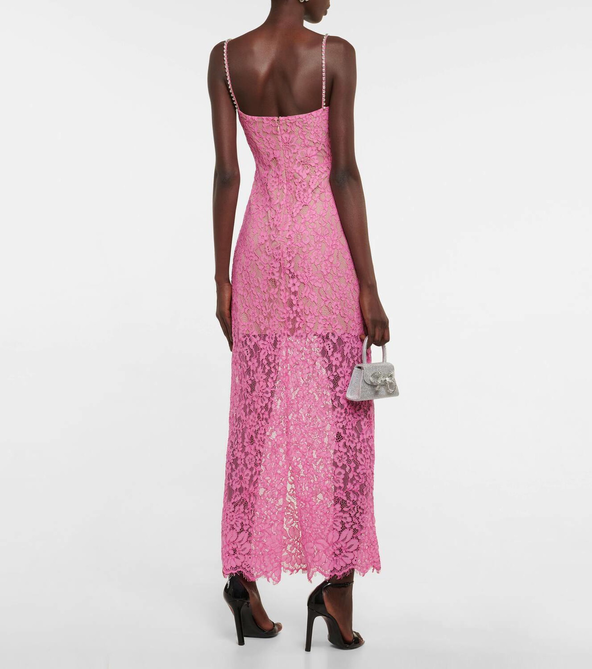 SelfPortrait Embellished floral lace maxi dress SelfPortrait
