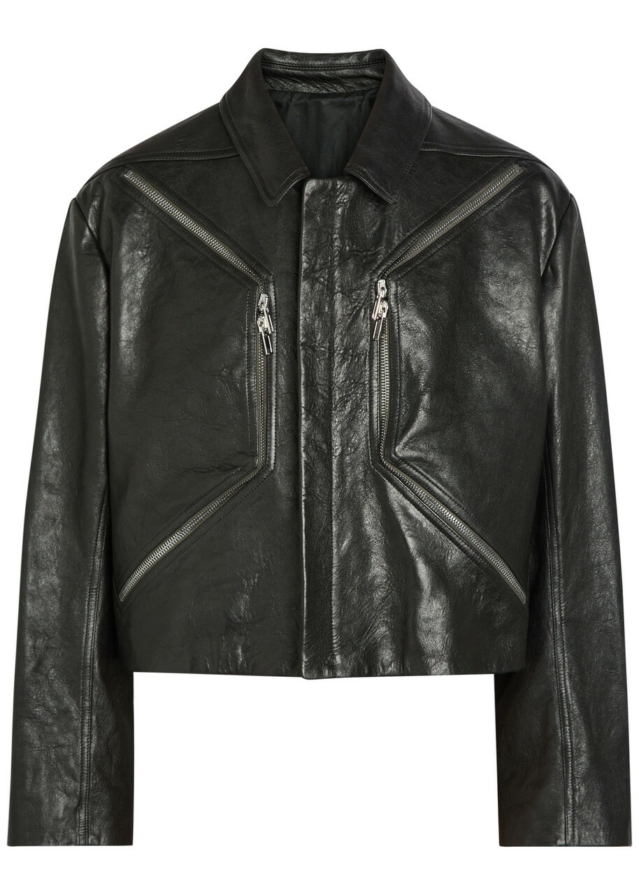 24SS ALICE STROBE size 54アリスストロボレザージャケット black-porterville-alice-strobe