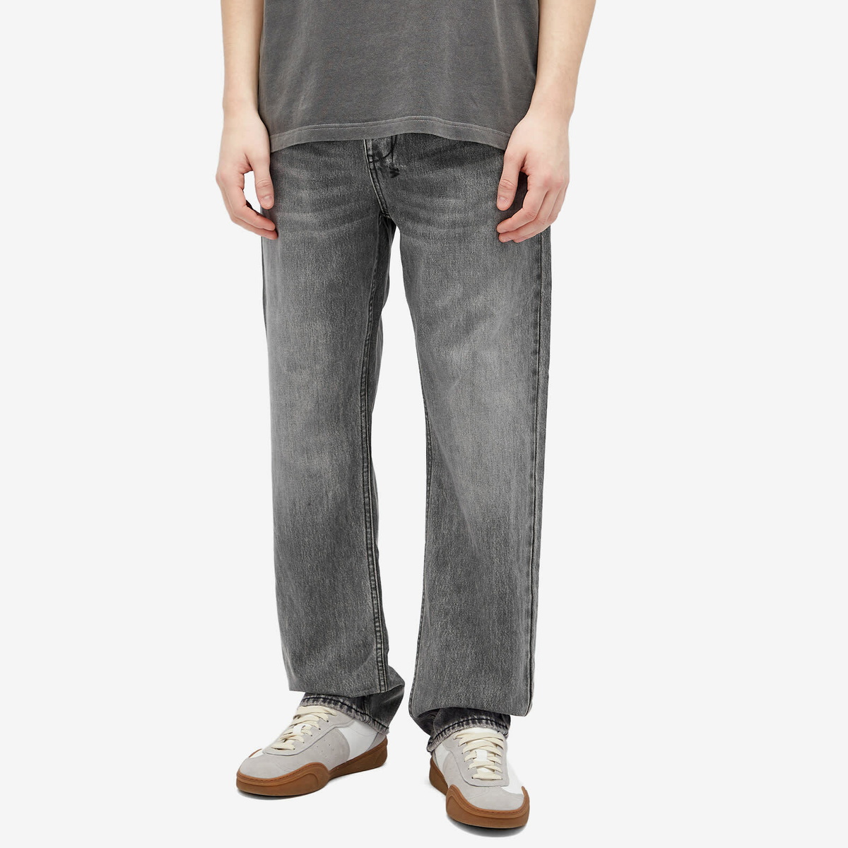 Ksubi Men's Anti K Loose Jeans in Worn Grey
