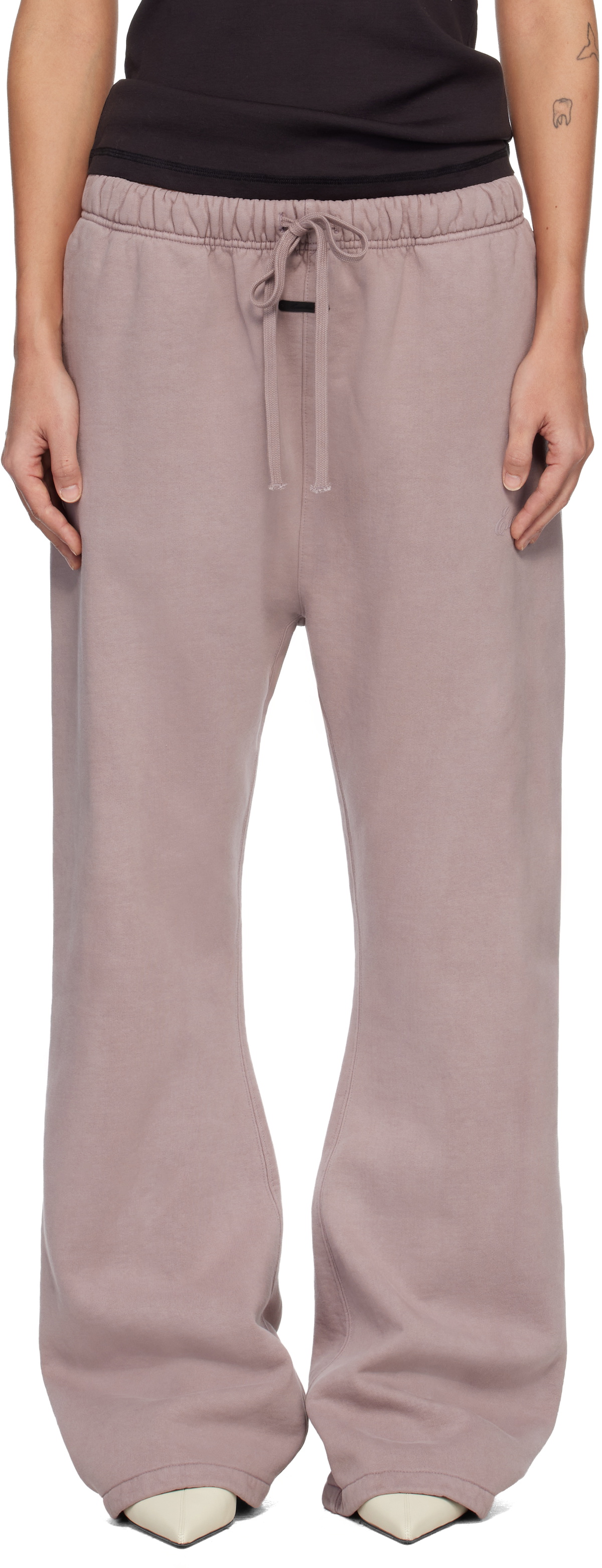 Fear of God ESSENTIALS Purple Signature Classic Fit Flare Sweatpants