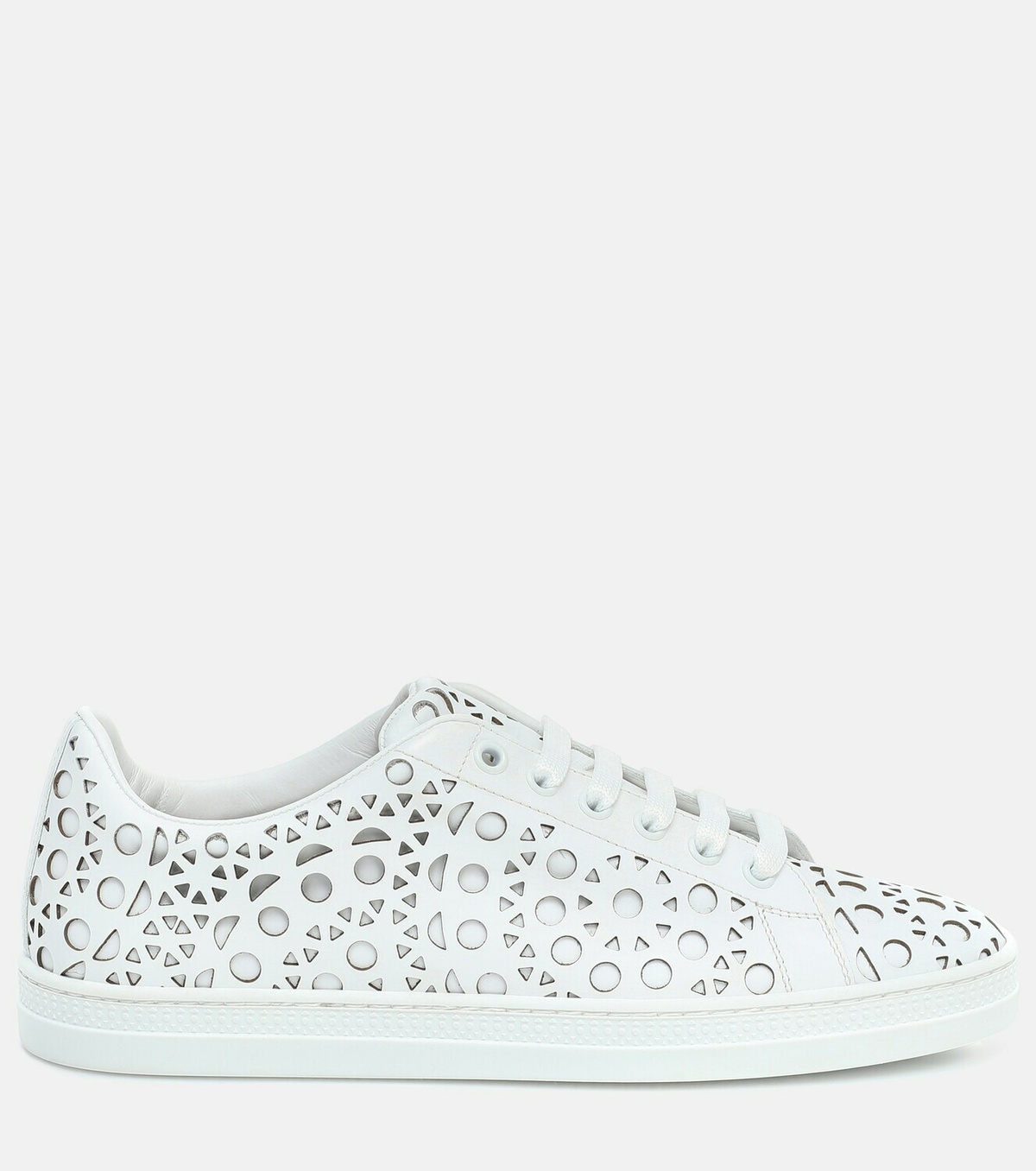Alaïa Laser-cut leather sneakers
