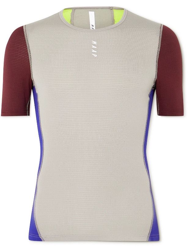 Photo: MAAP - Panelled Thermal Cycling Jersey - Gray