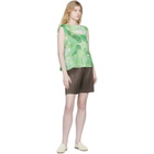PLEATS PLEASE ISSEY MIYAKE Brown Loop Shorts