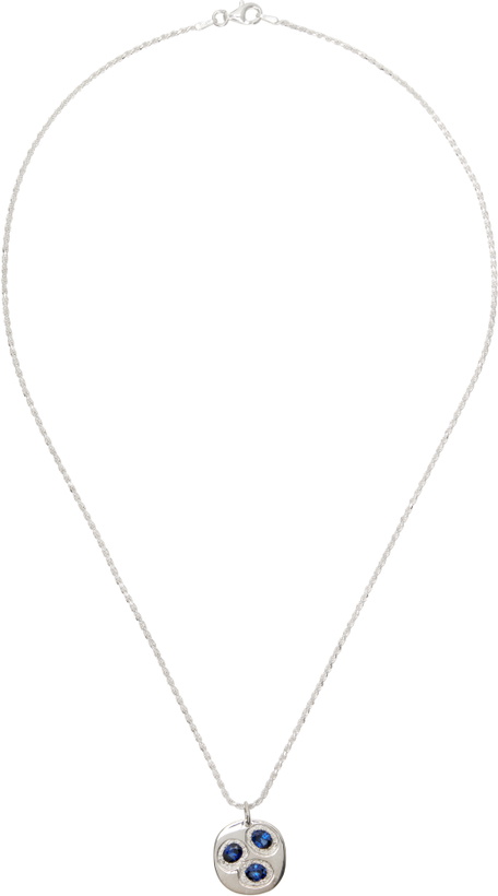Photo: Bleue Burnham Oval Chloroplast Pendant Necklace