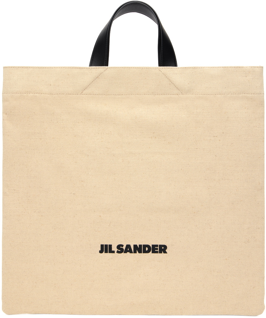 Jil Sander Off-White Book Square Tote Jil Sander