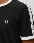 Fred Perry Taped Ringer T Shirt Black - Mens - Shortsleeves