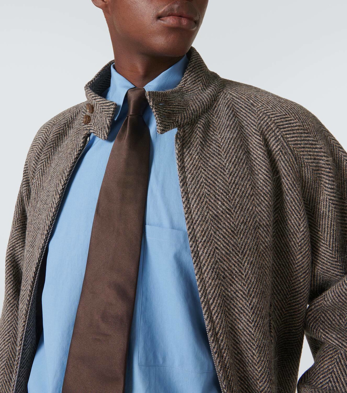 Auralee Finx cotton twill shirt Auralee