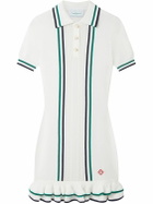 CASABLANCA Pointelle Tennis Mini Dress
