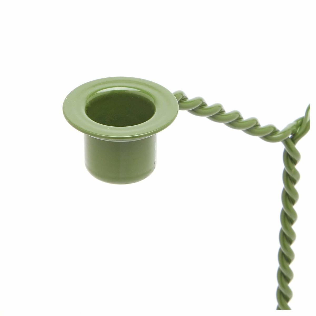 HAY Wire Candleholder in Green 
