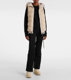Moncler Grenoble Faux shearling down vest
