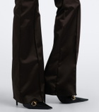 Gucci Duchess satin flared pants