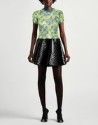Versace Jeans Couture Womens T-shirt Lime in Green