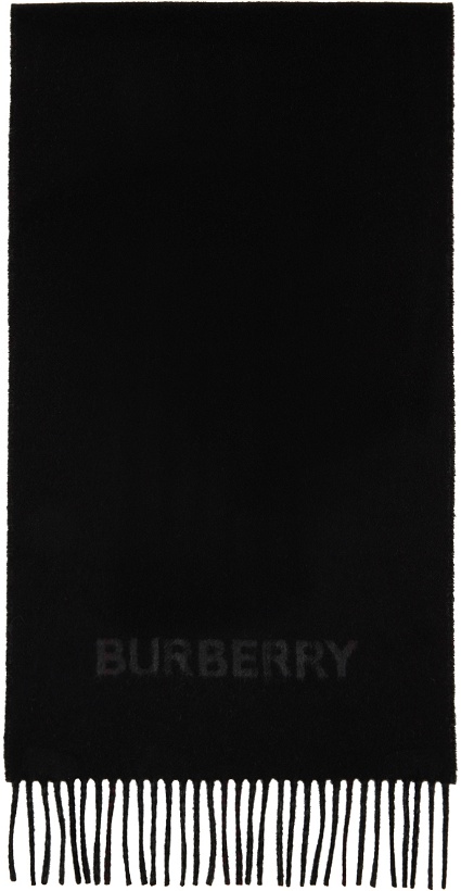 Photo: Burberry Gray & Black Vintage Check Scarf