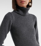 Magda Butrym Ribbed-knit cashmere minidress