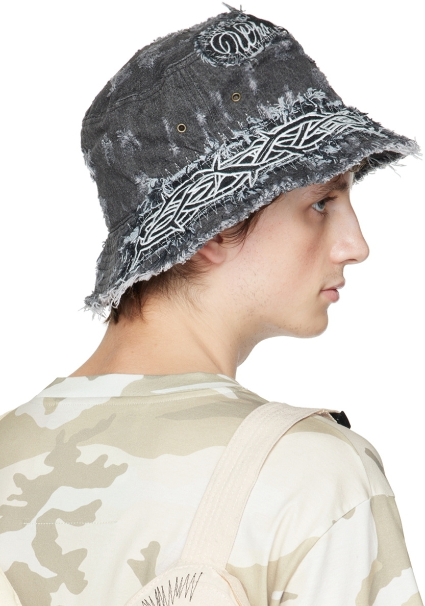 Black Boonie Hat - Crown Cover