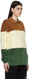 Noon Goons Off-White & Green Cotton Polo