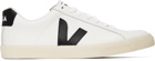 Veja White & Black Esplar Sneakers