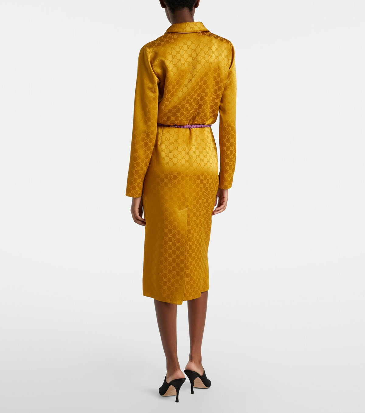 Gucci GG jacquard shirt dress