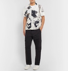 Folk - Alfie Kungu Camp-Collar Printed Cotton and Linen-Blend Shirt - White