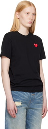 COMME des GARÇONS PLAY Black Men's Fit Red Heart T-shirt