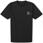 Denham Men's DXT Paris Reg T-Shirt in Black