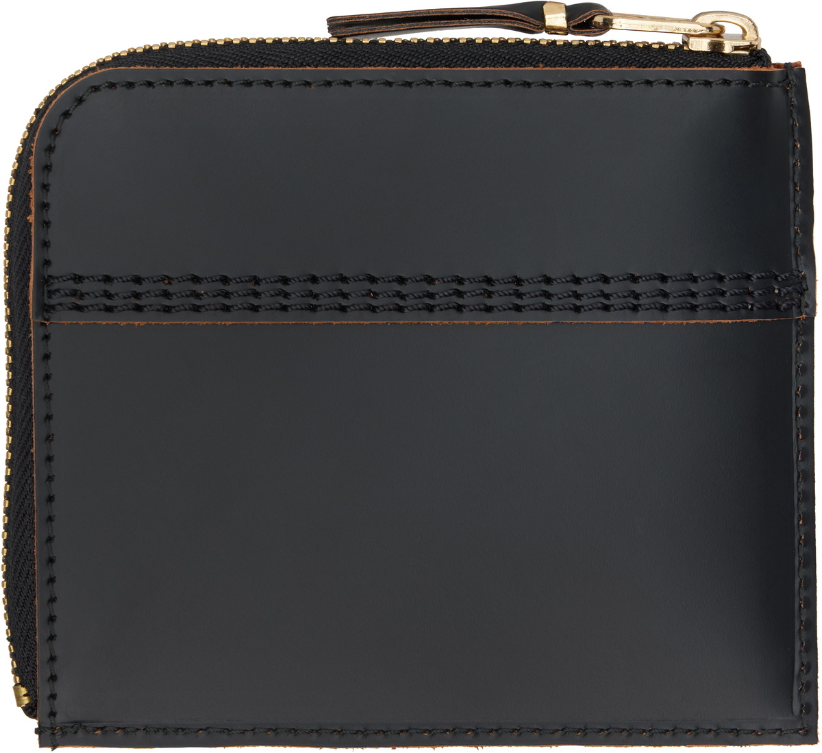 COMME des GARÇONS WALLETS Black Triple Stitch Wallet