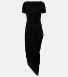 Jacquemus Sole cutout jersey midi dress