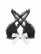 GIAMBATTISTA VALLI Ruffle Crossed Bikini Top