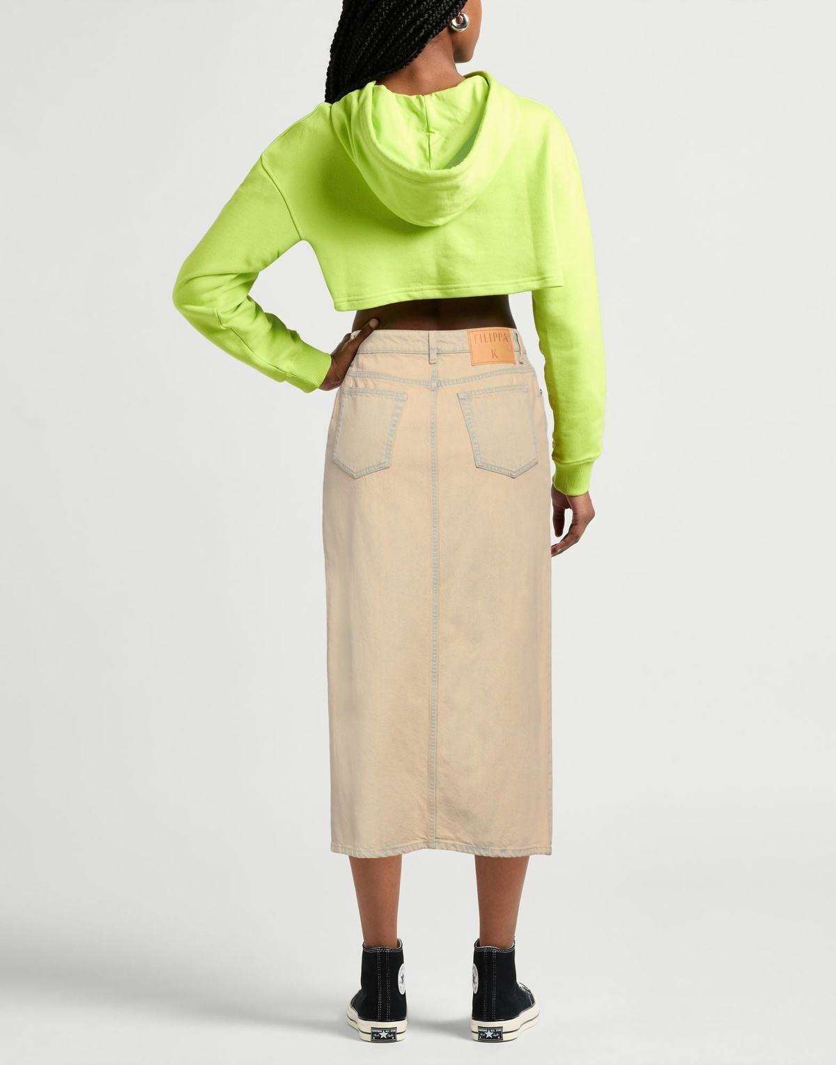 Filippa K Womens Midi skirt in Beige