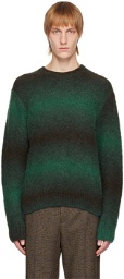 Wooyoungmi Green Striped Sweater