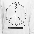 Museum of Peace and Quiet Men's Peaceful Path Long Sleeve T-Shirt in White