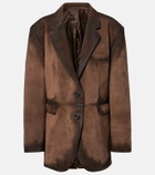 Acne Studios Suede blazer
