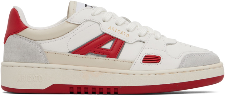 Photo: Axel Arigato White & Red A Dice Lo Sneakers