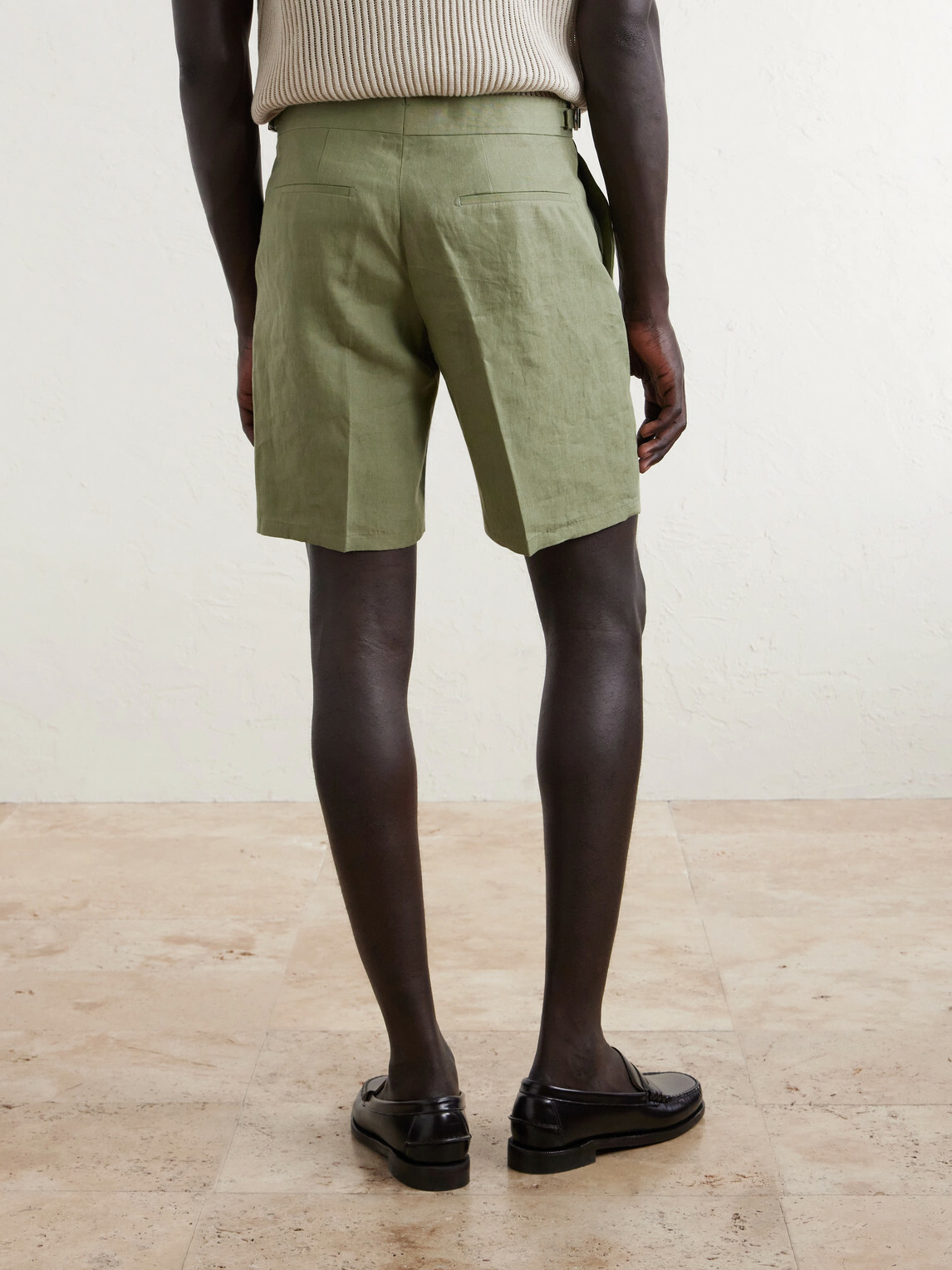 Orlebar Brown - Straight-Leg Cotton Shorts - Green