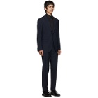 Boss Blue Virgin Novan Ben Check Suit