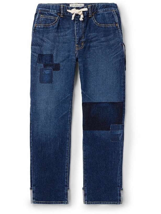 Photo: Remi Relief - Remake Slim Tapered Drawstring Jeans - Blue