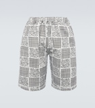 Kenzo - Patchwork print cotton shorts