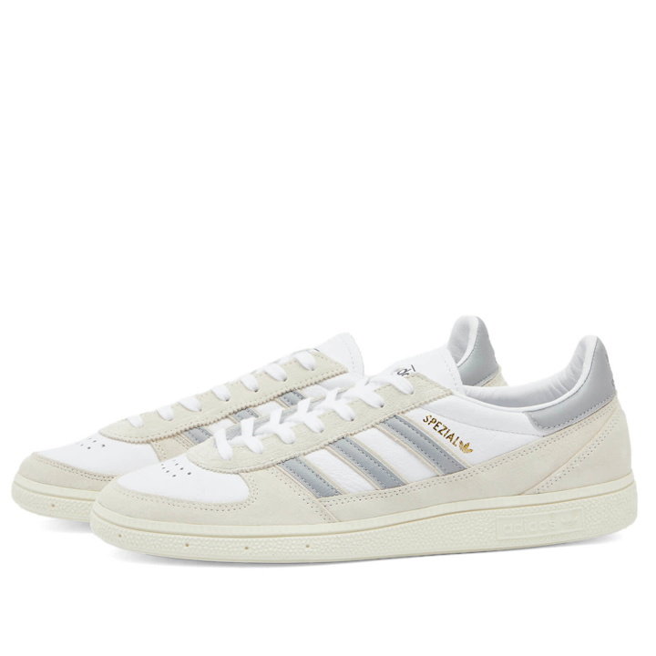 Photo: Adidas Handball Spezial Wm in Silver/Off White