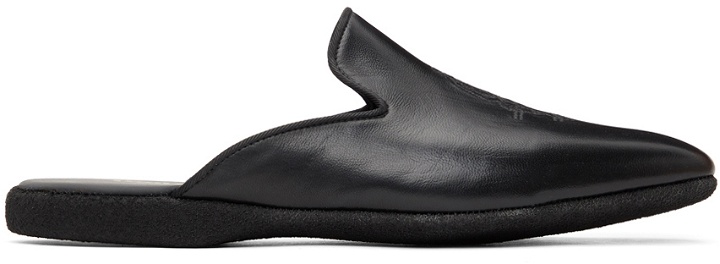 Photo: Paul Stuart Black Leather Hamilton II Slip-On Loafers
