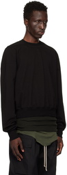 Rick Owens Black Porterville Crewneck Sweatshirt