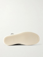 Rick Owens - Ramones Full-Grain Leather and Rubber Sneakers - Black