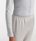 Leset Nando cotton jersey cardigan