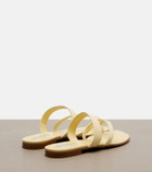 Manolo Blahnik Susaflat leather thong sandals