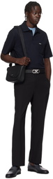 Ferragamo Black Fiamma Crossbody Bag