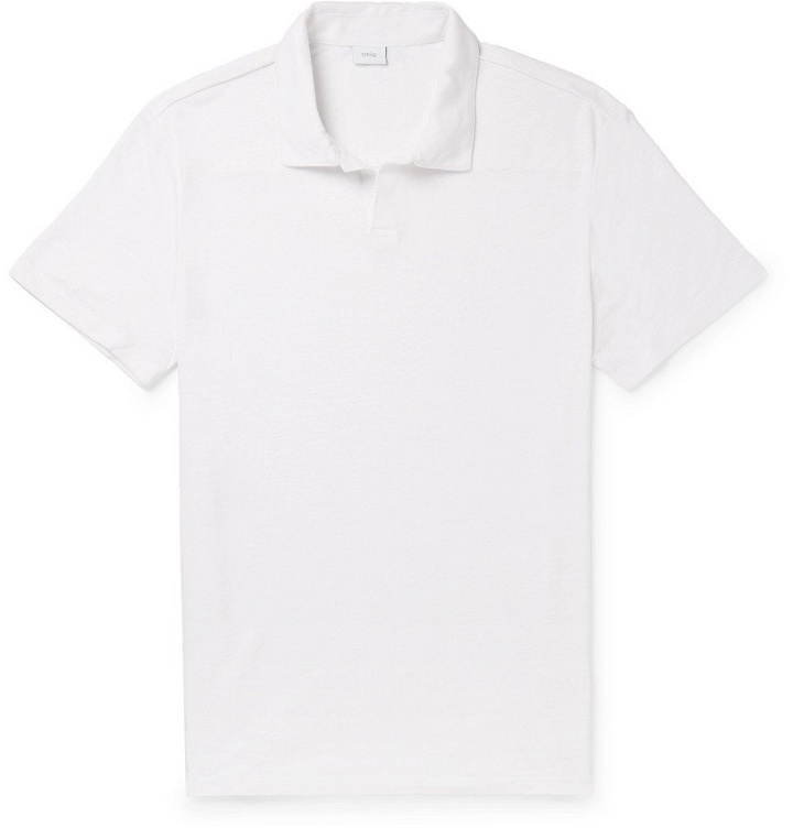 Photo: Onia - Linen-Blend Polo Shirt - Men - Off-white