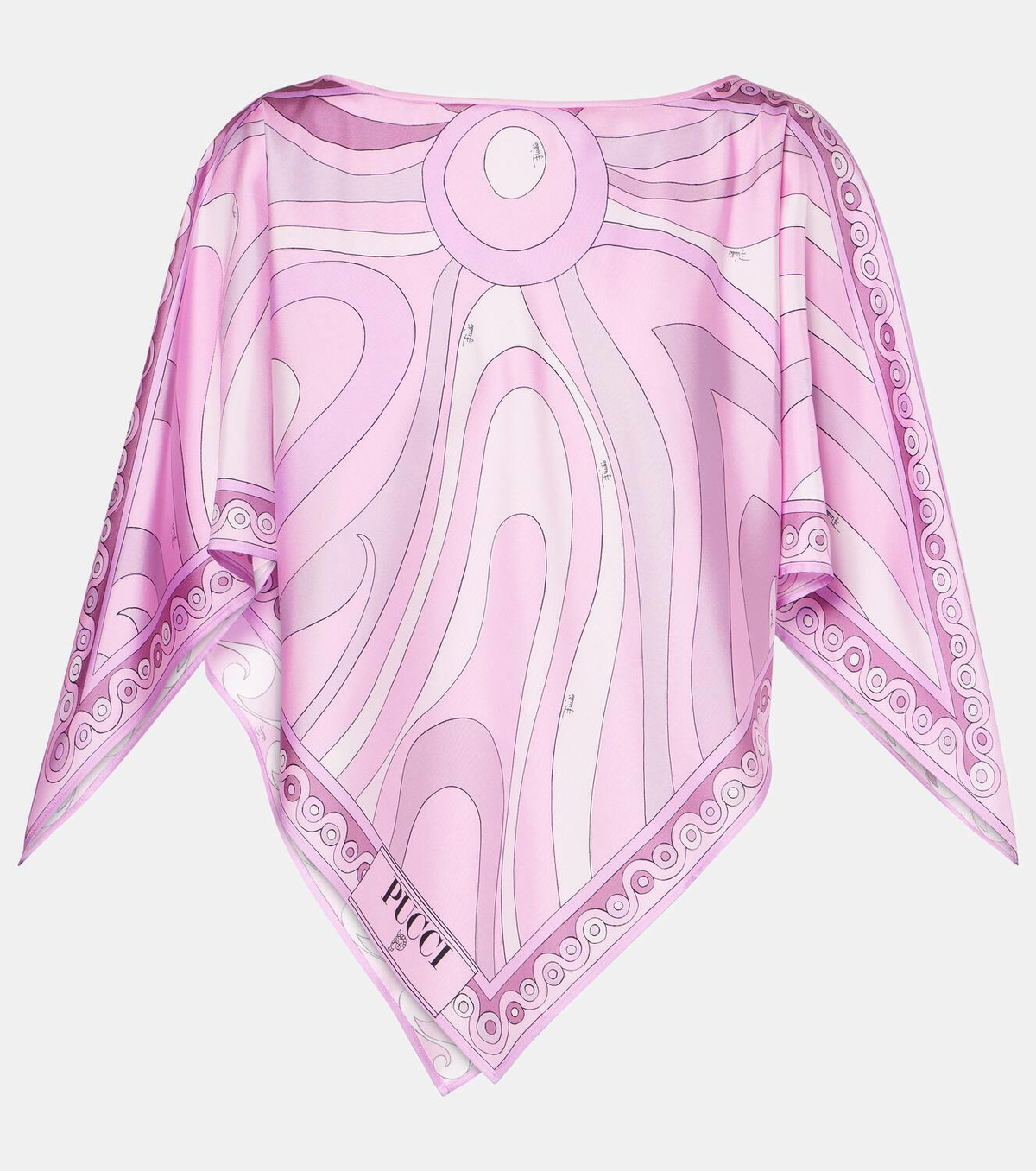 EMILIO PUCCI - EMILIO PUCCI シルクパーツ ドッキング Tシャツ RESERVED / Do Not Buy - Pucci Knit T-shirt Emilio Pucci