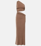 Jade Swim Yana cutout one-shoulder maxi dress