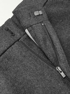 Loro Piana - Leisure City Slim-Fit Virgin Wool and Cashmere-Blend Trousers - Gray